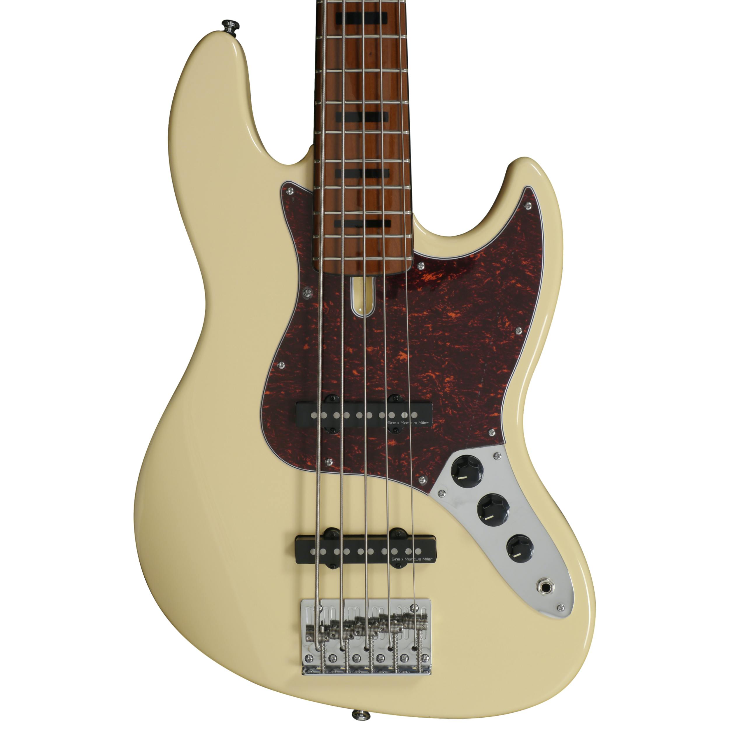 Sire Version 2 Marcus Miller V5 Alder 5-String Bass in Vintage White - £459 New