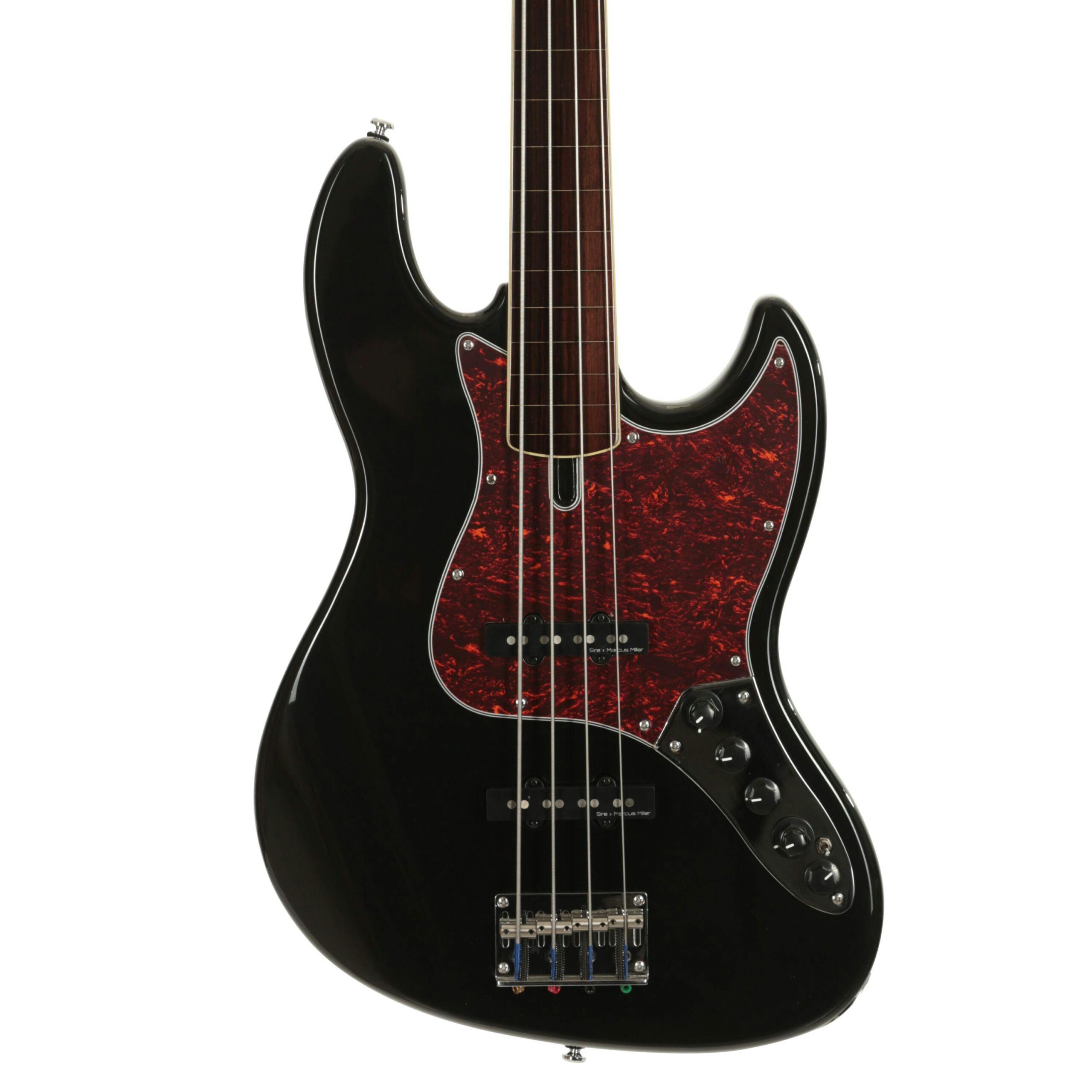 Sire Marcus Miller V7 2nd Generation Alder 4-String Fretless Bass Guitar in Black