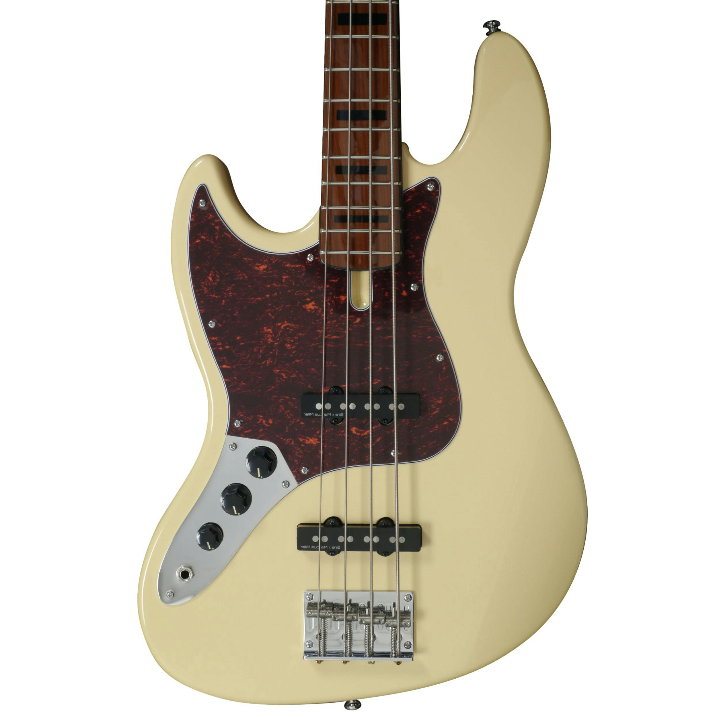 Sire Version 2 Marcus Miller V5 Alder Left Handed 4-String Bass in Vintage White