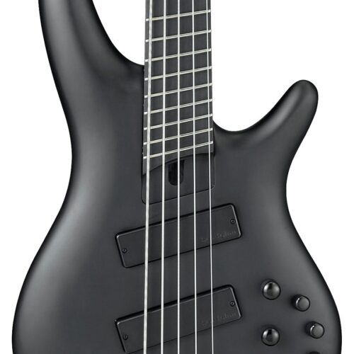 Ibanez SRMS625EX-BKF Limited Edition Iron Label Multi-Scale 5-String Bass in Black Flat - £889 New
