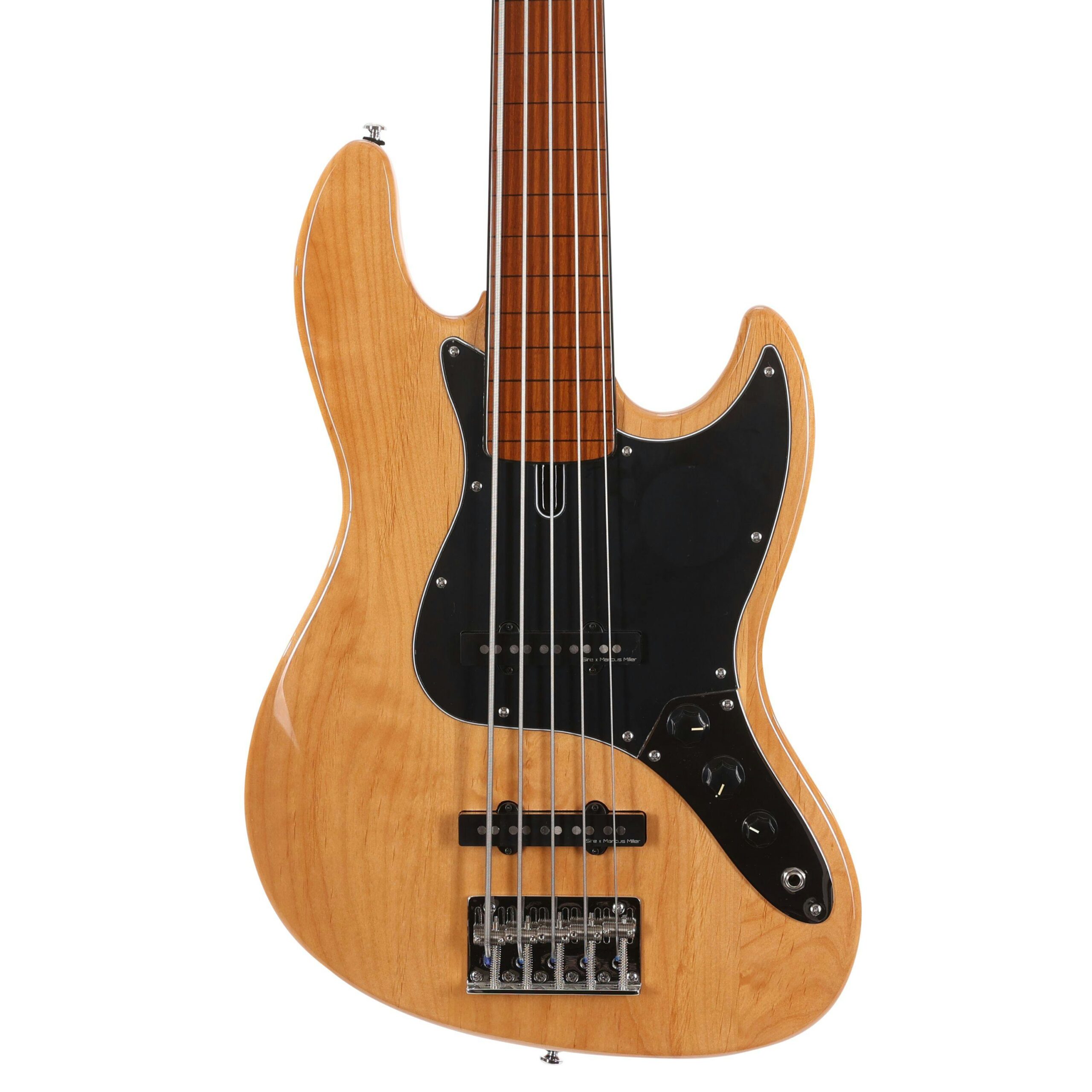 Sire Version 2 Updated Marcus Miller V5 Alder 5-String Fretless Bass Guitar in Natural - £599 New