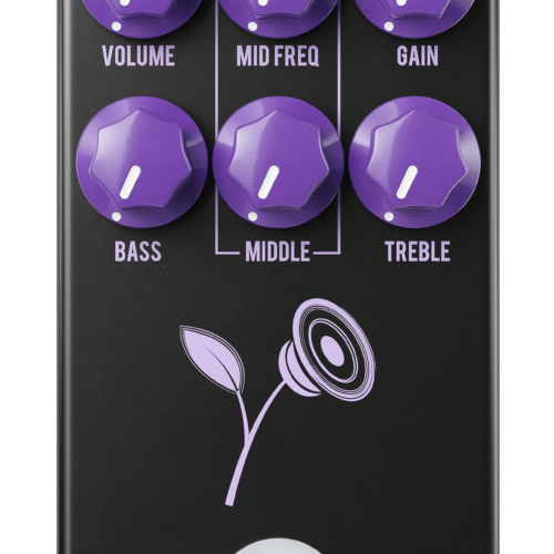 JHS Pedals Violet Lari Basilio Signature Overdrive Distortion Pedal in Black - £199 New