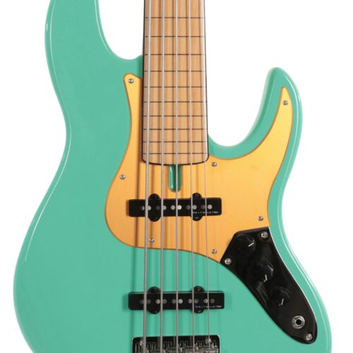 Sire Marcus Miller V5 24 Fret 5-String Fretless Bass Guitar in Mild Green - £599 New
