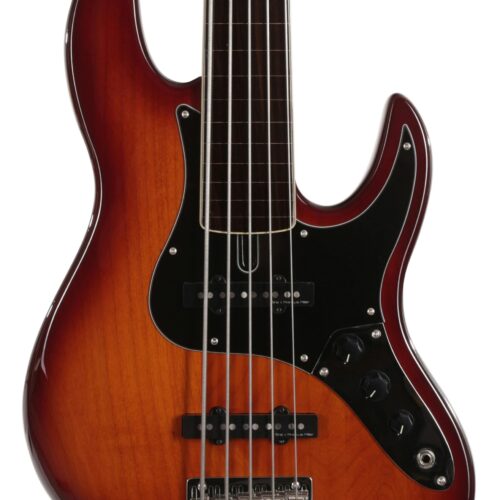 Sire Marcus Miller V5 24 Fret 5-String Fretless Bass Guitar in Tobacco Sunburst - £599 New