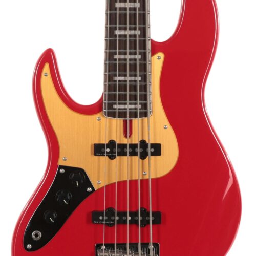 Sire Marcus Miller V5 24 Fret Left Handed 5-String Bass Guitar in Dakota Red - £499 New