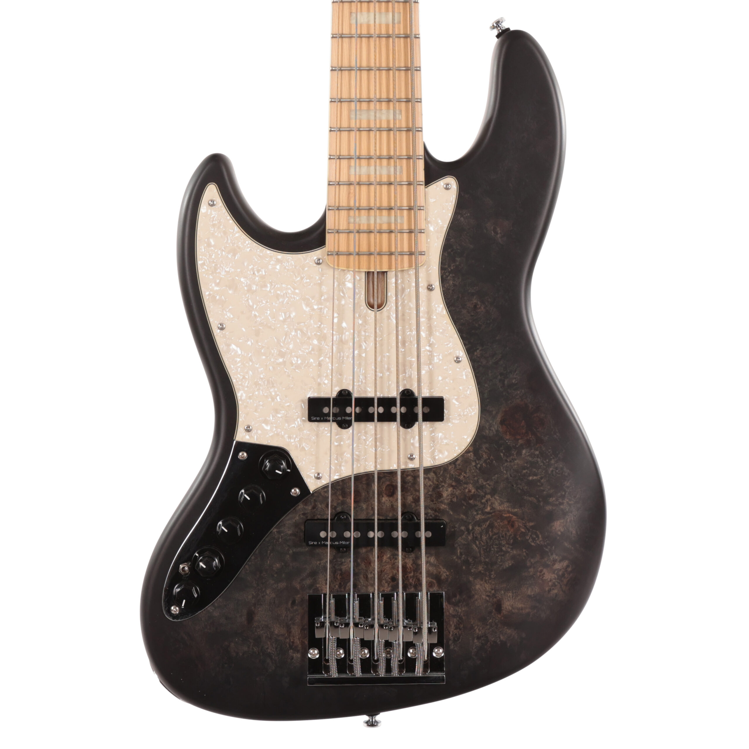 Sire Marcus Miller V7 Reissue Left Handed Swamp Ash 5 String Bass in Transparent Black Satin - £749 New