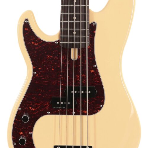 Sire Marcus Miller P5R Alder Left Handed 5-String Bass Guitar in Vintage White