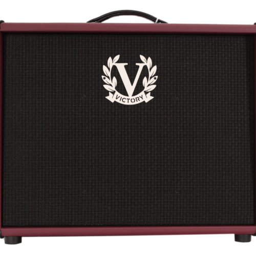 Victory MK 112 Closed-Back Speaker Cabinet in Burgundy with Celestion Alnico Gold Speaker
