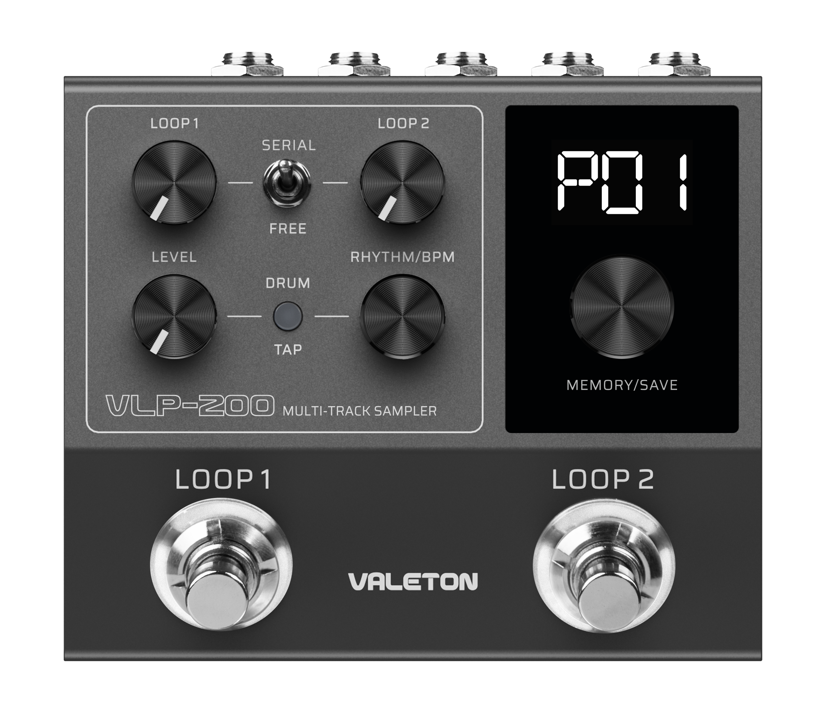 Valeton VLP-200 Stereo Dual Looper Pedal