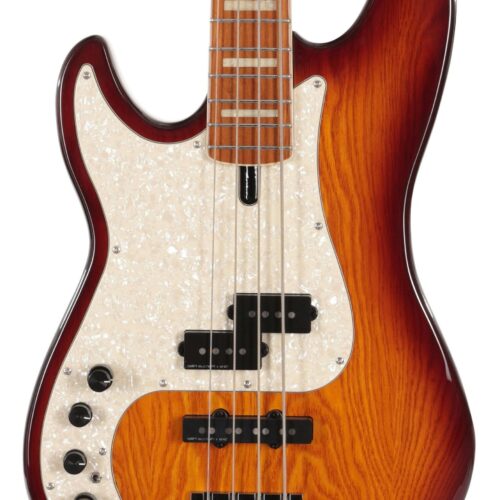 Sire P8 4 String Ash Left Handed Bass Guitar in Tobacco Sunburst