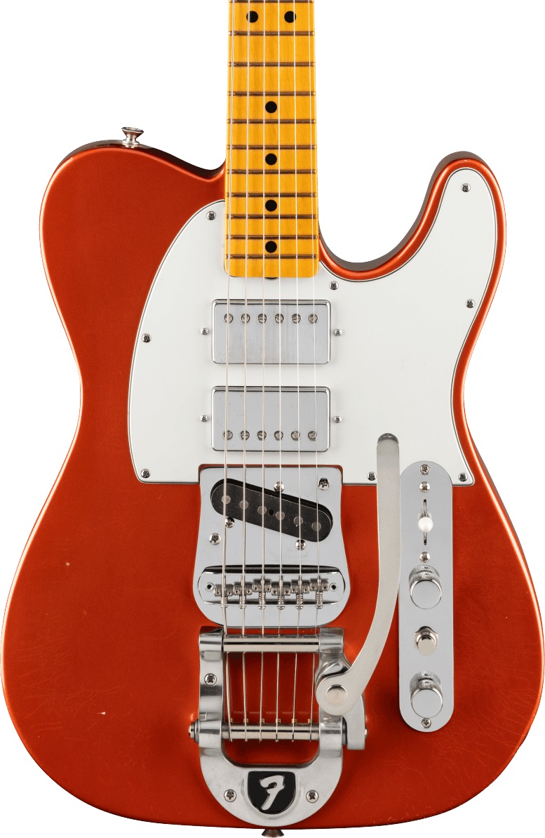 Fender Artist Signature Mike Campbell Telecaster in Red Dog Red, Maple Neck