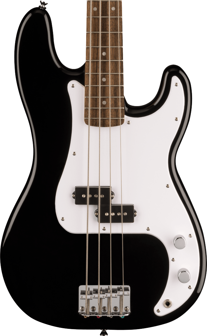 Squier Sonic Precision Bass Guitar in Black - Image 1