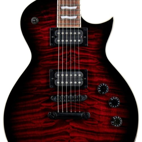 ESP LTD EC-256 Eclipse Quilted Maple Electric Guitar in See Thru Black Cherry