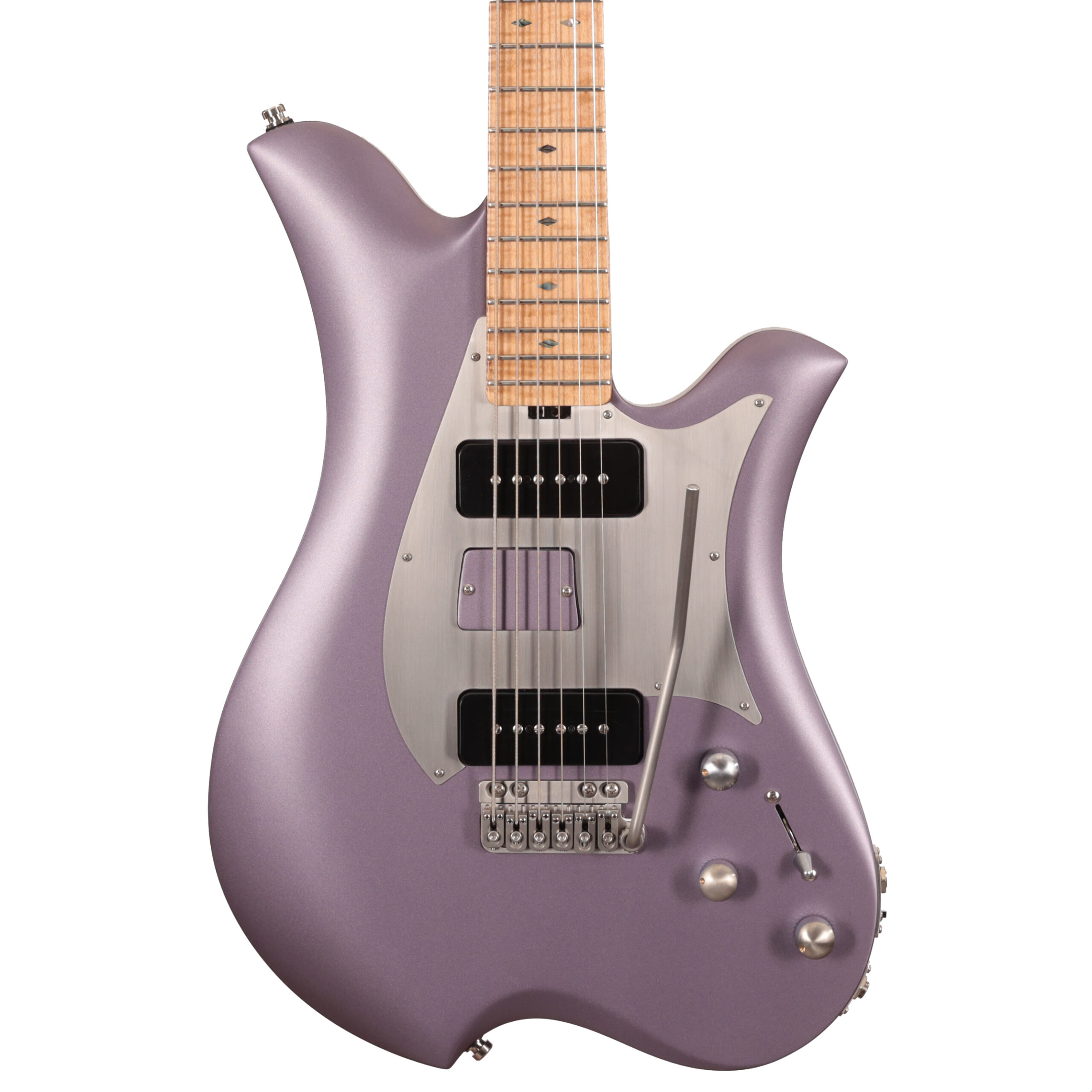 Bacci Guitars Leonardo Dual Output P90 Baritone Guitar In Lavender Radiance