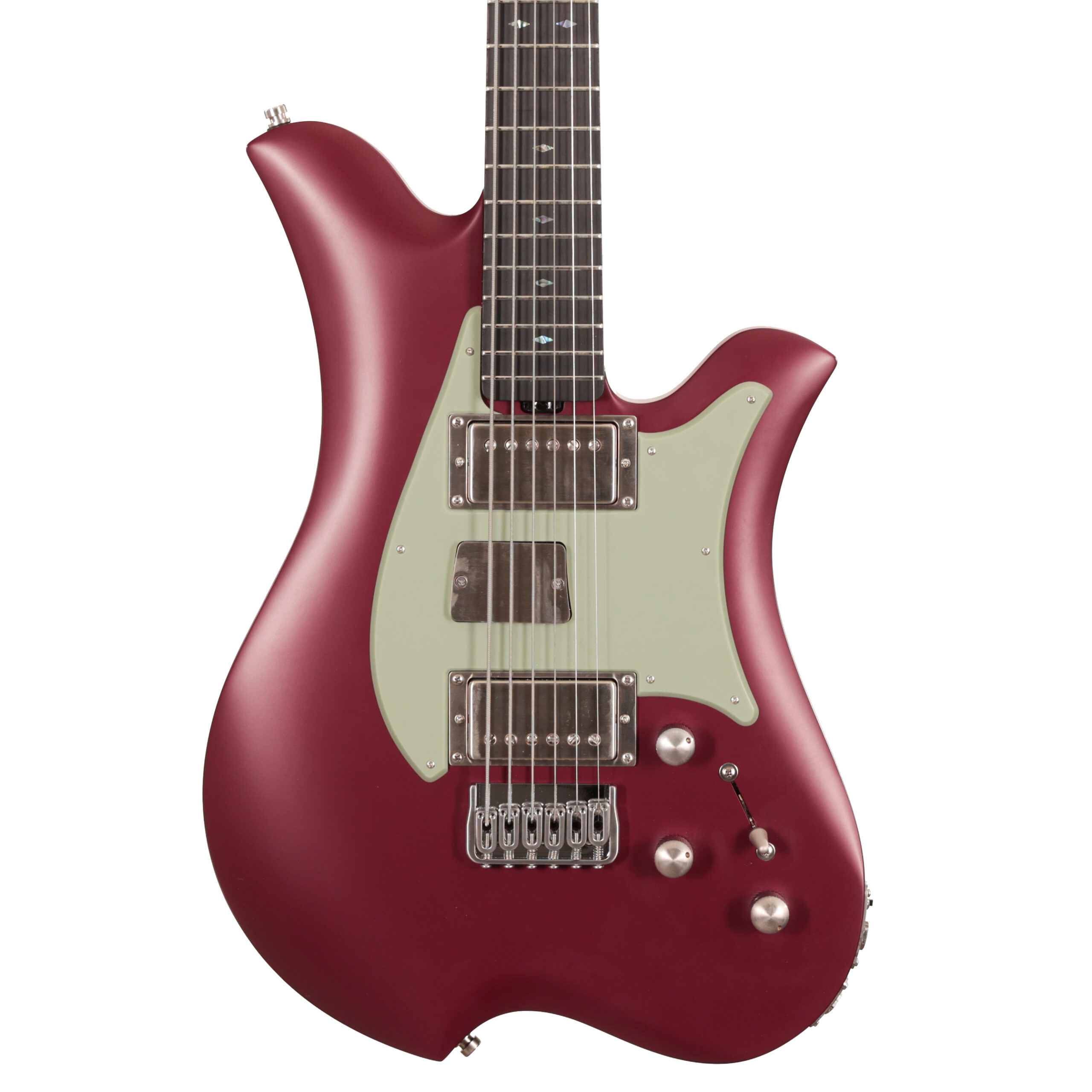 Bacci Guitars Leonardo Dual Output HH Baritone Guitar in Satin Cabernet