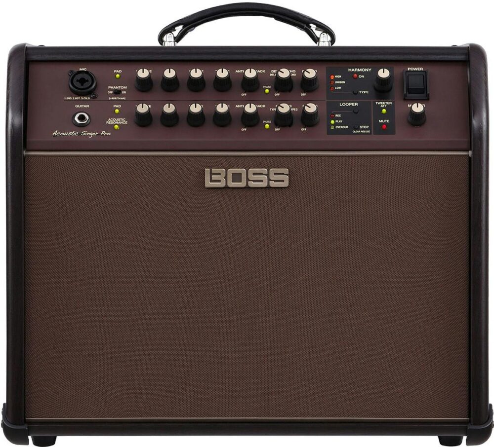 Boss Acoustic Singer Pro 120 Watt Bi-Amped Acoustic Stage Amp in stock - Image 1