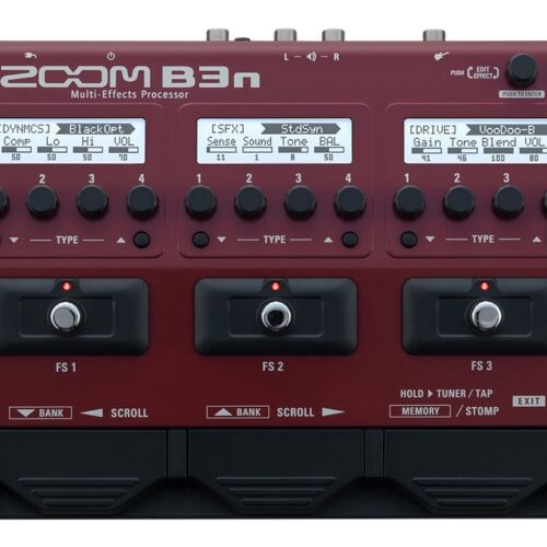 Zoom B3N Bass Multi Effects Pedal