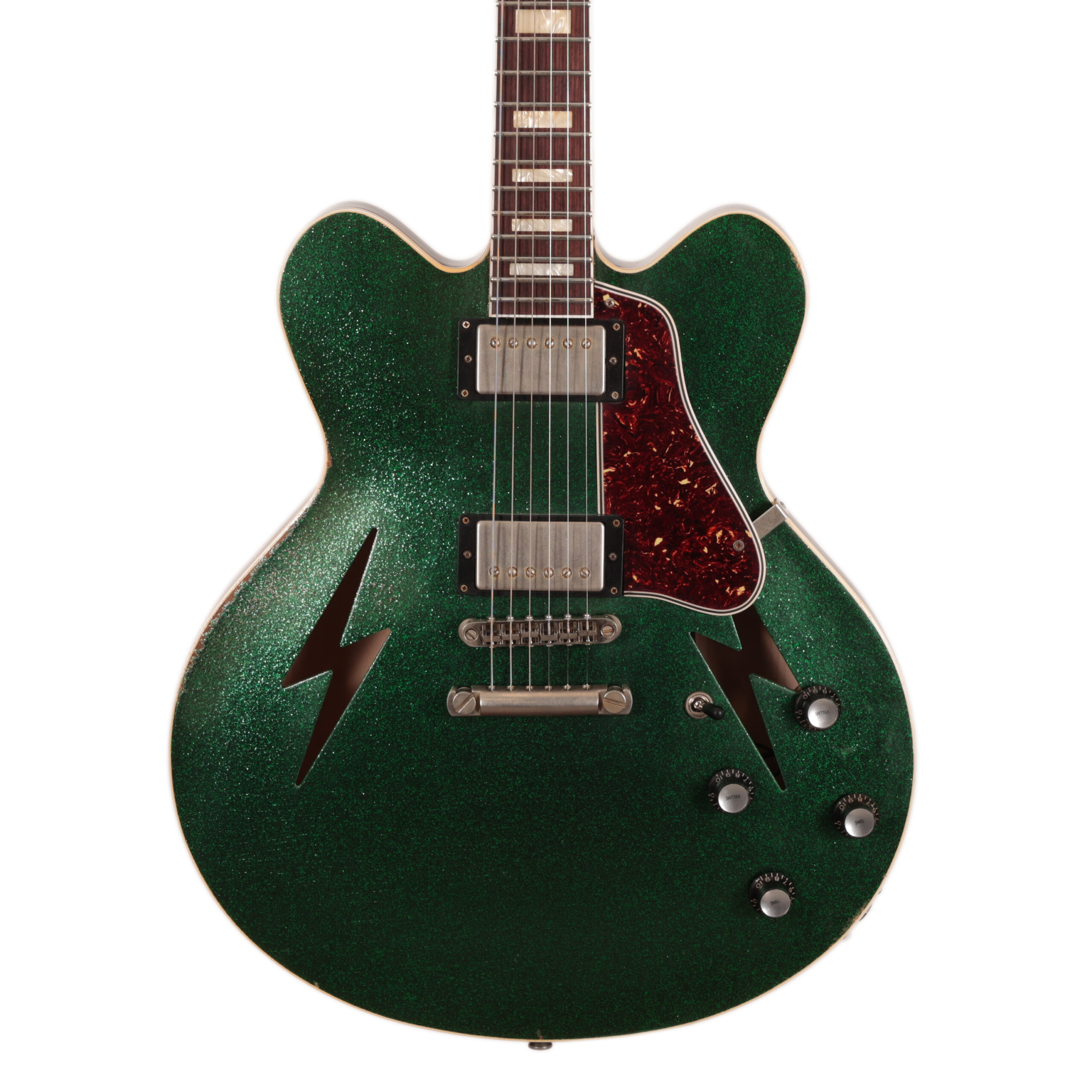 Rock N Roll Relics Lightning Custom Medium Aged in Cadillac Green Sparkle