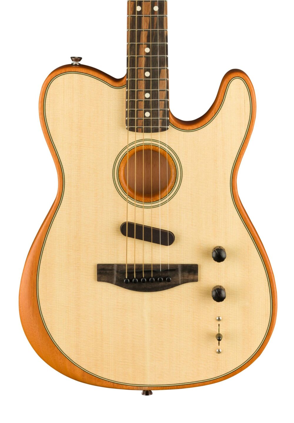 Fender American Acoustasonic Telecaster Acoustic/Electric Guitar in Natural in stock