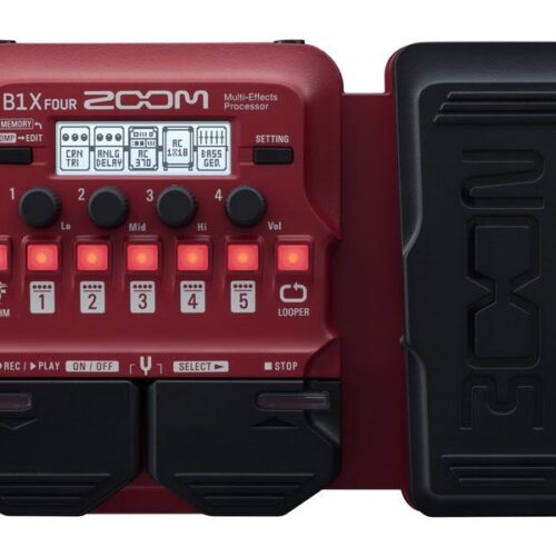Zoom B1x Four Multi Effects Processor with Expression Pedal