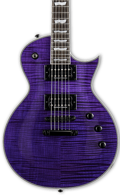 ESP LTD EC-1000FM STP Deluxe in See Thru Purple