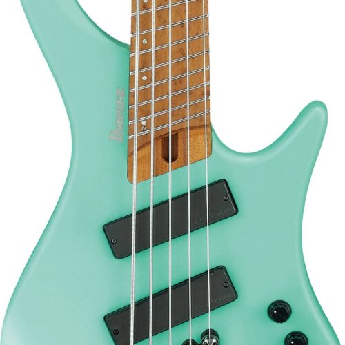 Ibanez EHB1005MS 5-String Headless Multi-Scale Bass Guitar in Sea Foam Green Matte
