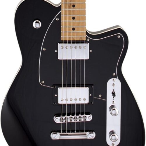 Reverend Charger HB in Midnight Black