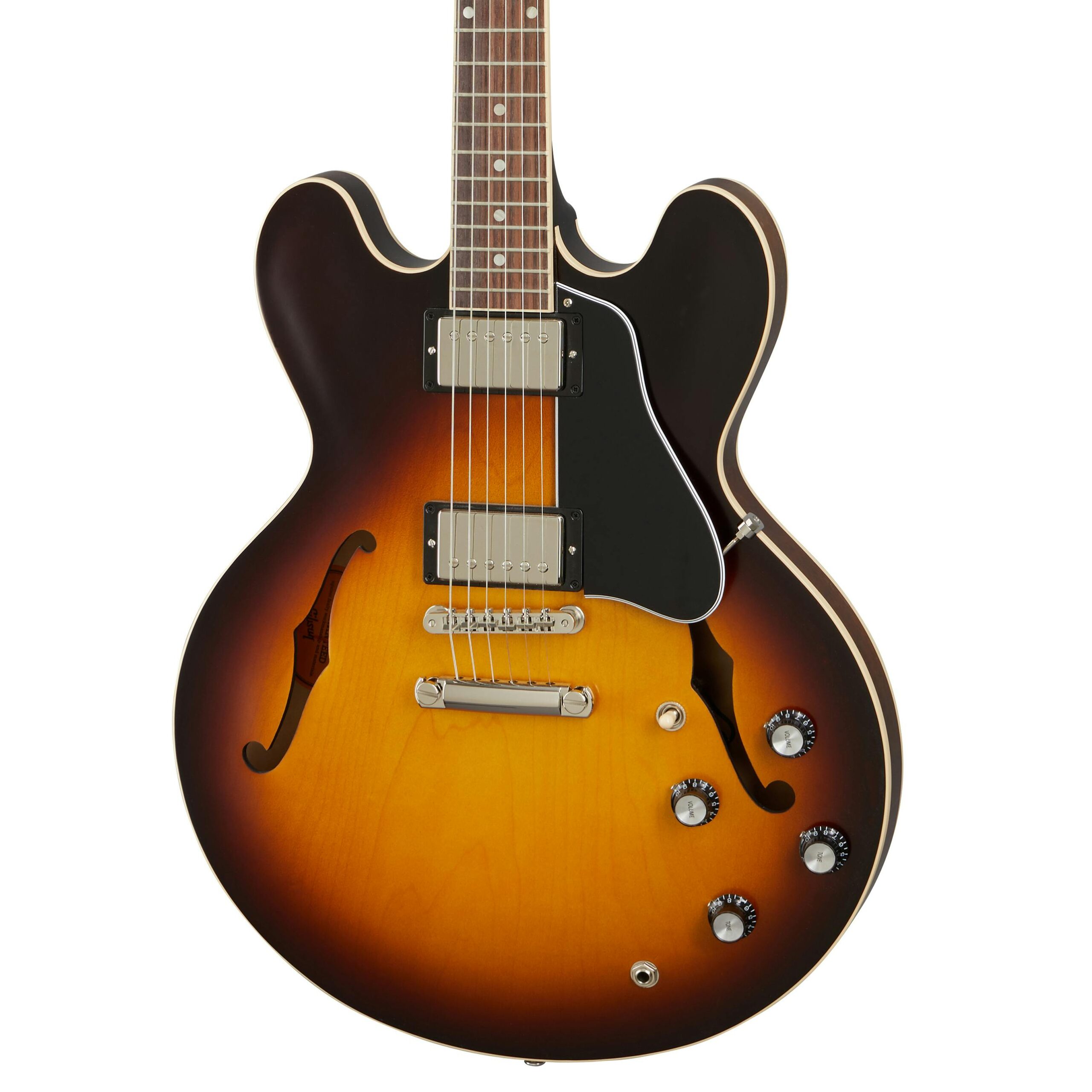 Gibson USA ES-335 Semi-Hollow Electric Guitar in Satin Vintage Burst