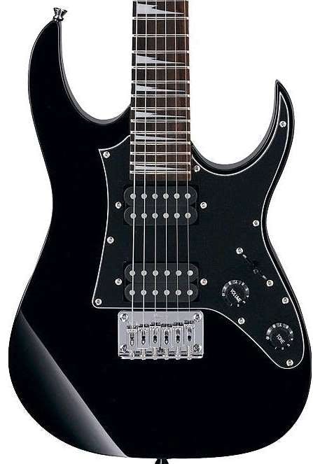 B Stock : Ibanez GRGM21-BKN GIO RG MiKro Guitar in Black 003