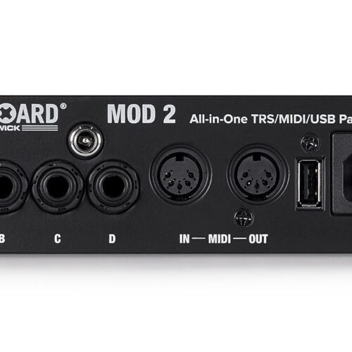 Rockboard MOD 2 Black - All-in-one Patchbay - TS/TRS, MIDI & USB