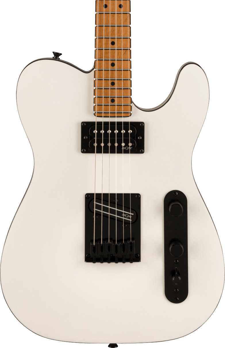 Squier FSR Contemporary Telecaster RH Electric Guitar in Pearl White - Image 1