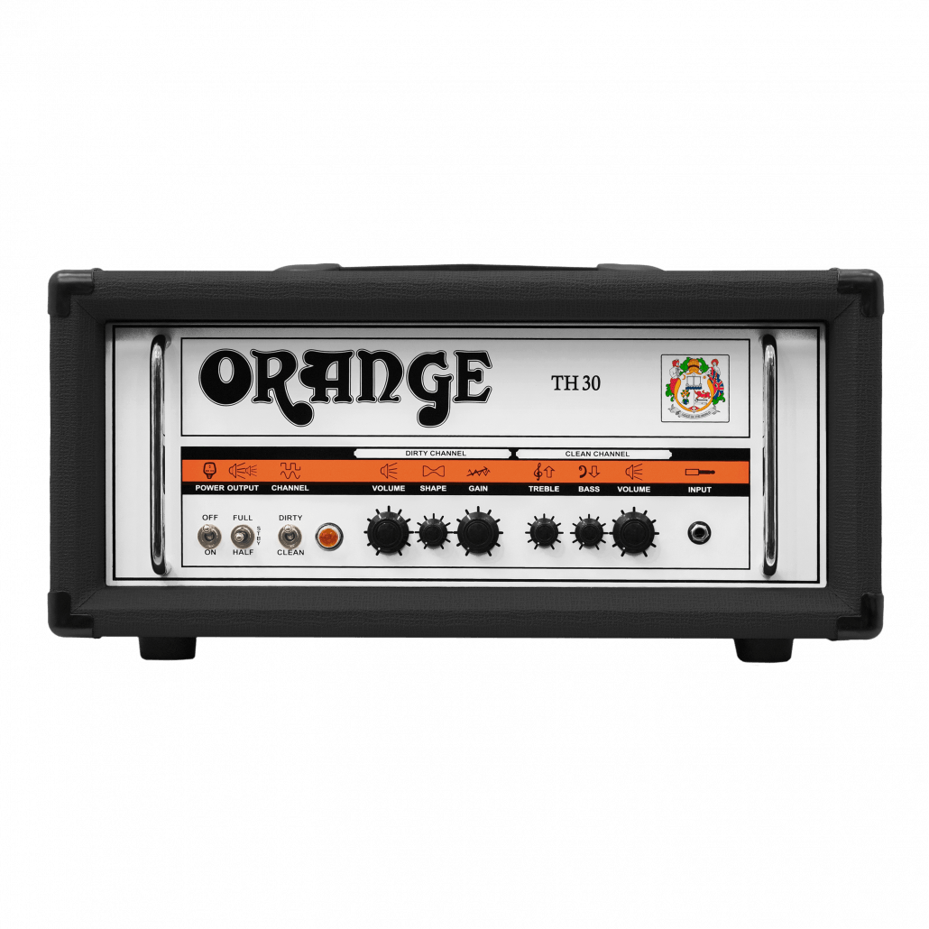 Orange TH30 Valve Head in Black