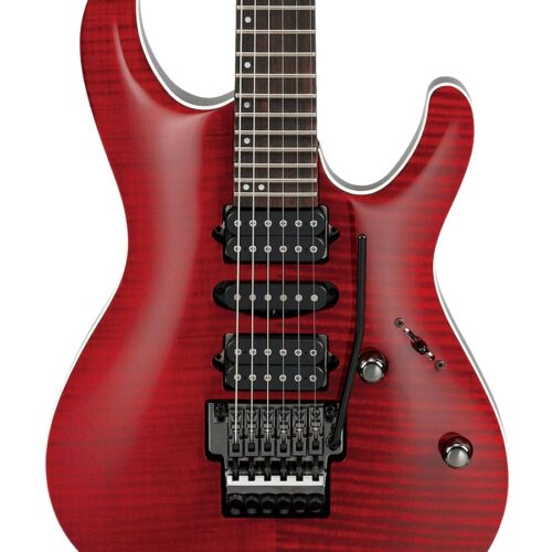 Ibanez Prestige KIKO100 Kiko Loureiro Signature Electric Guitar in Transparent Ruby Red