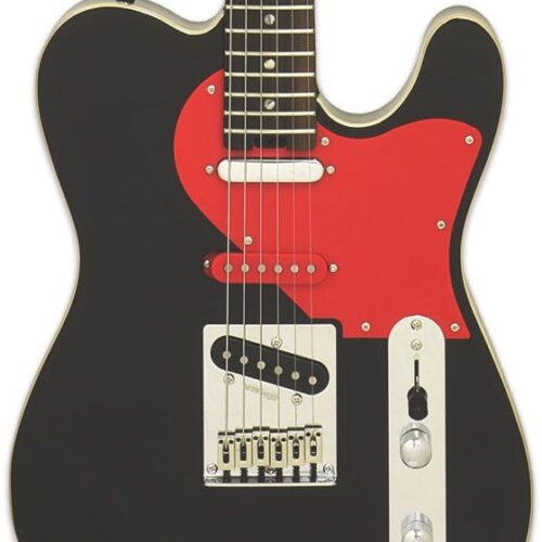 Aria 615 WJ Nashville Electric Guitar in Black