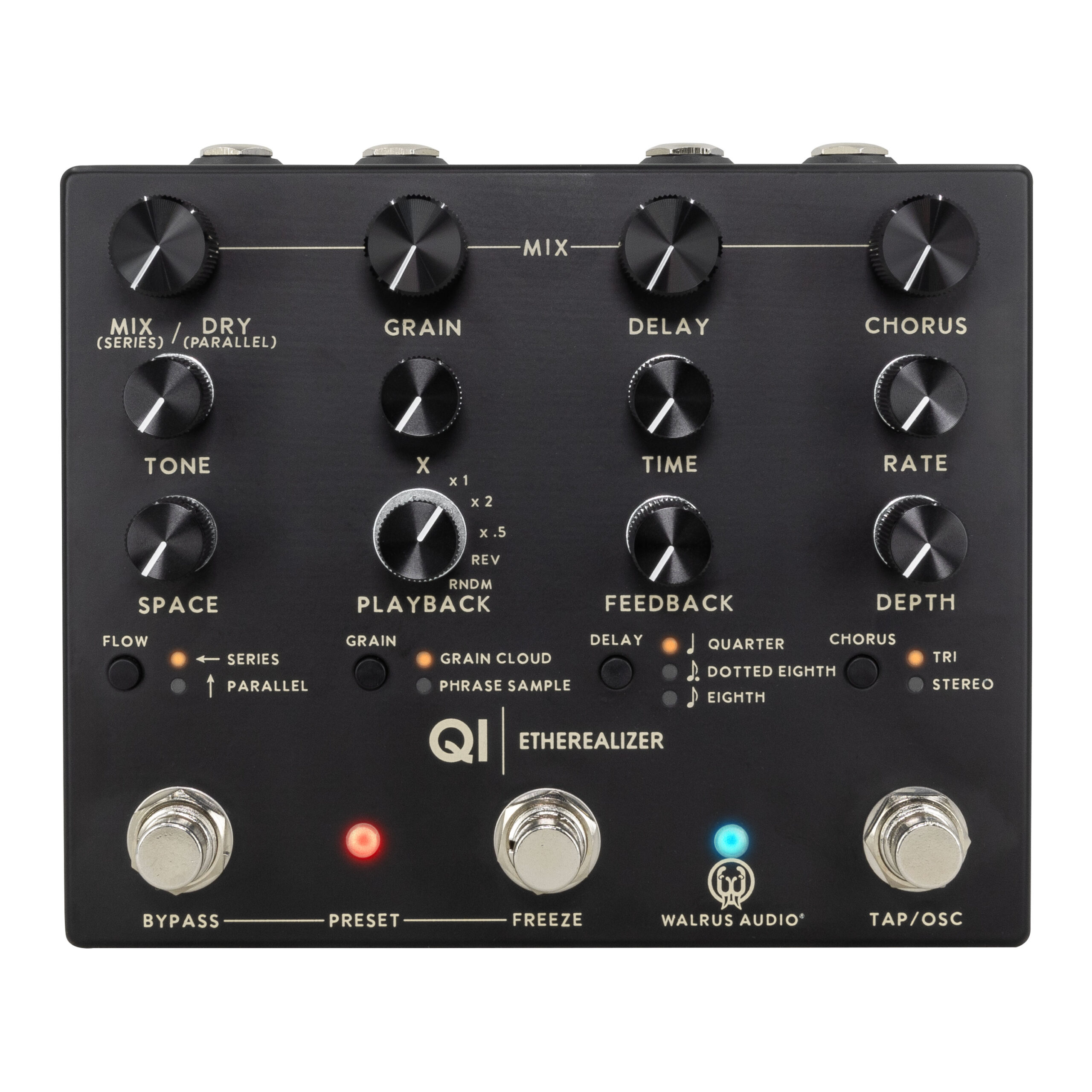 Walrus Audio Qi Etherealizer Yvette Young Signature Ambient Pedal in Black