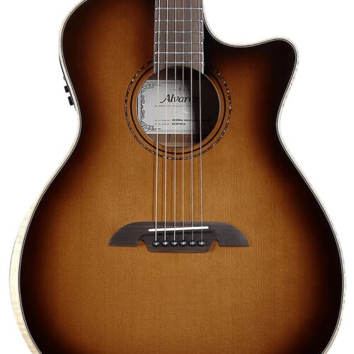 Alvarez Artist Elite Grand Auditorium Cutaway & Bevel Cedar top Acacia back Shadowburst LR Baggs SPB
