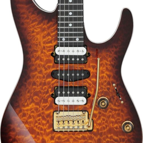 Ibanez AZ47P1QM Premium Electric Guitar in Dragon Eye Burst
