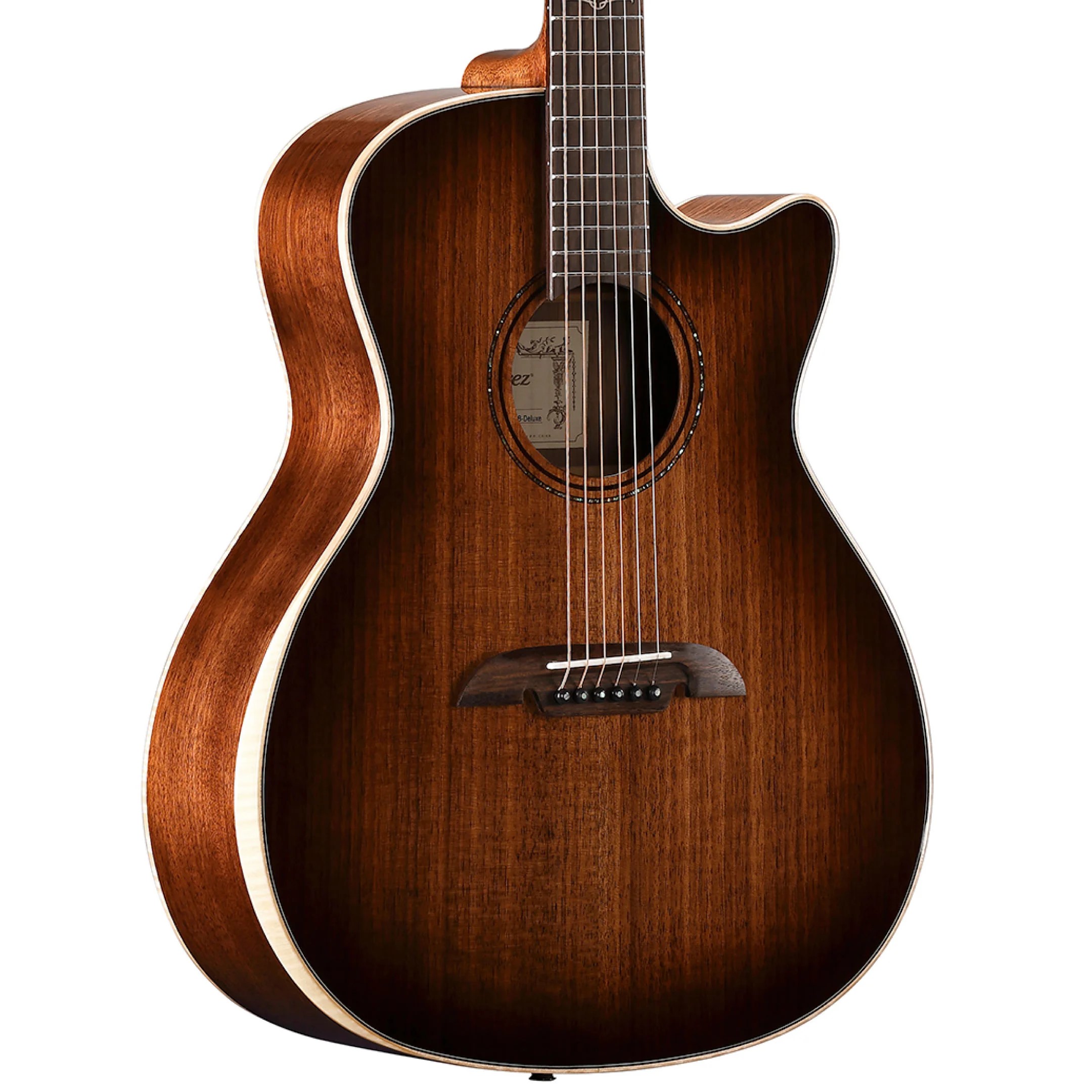 Alvarez AGW77CESHB Artist Deluxe Grand Auditorium Electro Acoustic in Shadowburst
