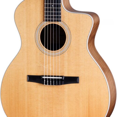 Taylor 214ce-N Grand Auditorium Cutaway Electro Classical Guitar in Natural