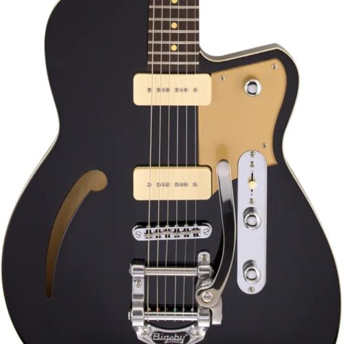 Reverend Club King 290 - Bigsby Midnight Black