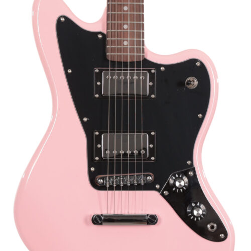 EastCoast JG Offset Electric Guitar HH in Shell Pink