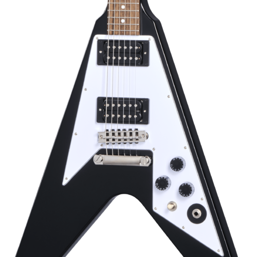 Epiphone Kirk Hammett 1979 Flying V Electric Guitar in Ebony