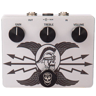 Flattley Centurion Transparent Overdrive Pedal In Silver