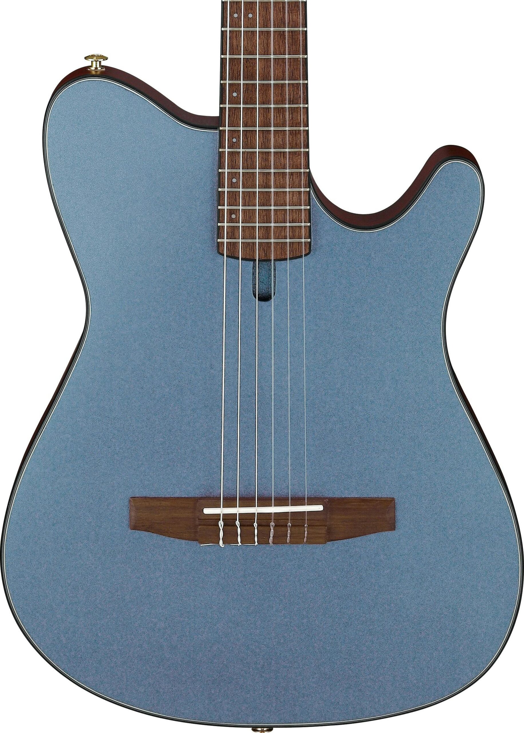 Ibanez FRH10N-IBF Electro-Acoustic in Indigo Blue Metallic Flat in stock - Image 1