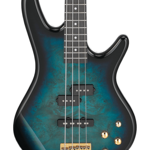 Ibanez GSR Series GSR200PC-TMU 4 String Bass Guitar Transparent Marine Burst