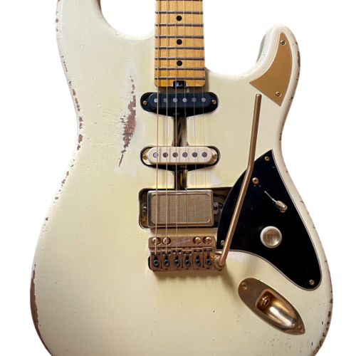 Shabat Guitars Dweezil Zappa Signature Lynx in White