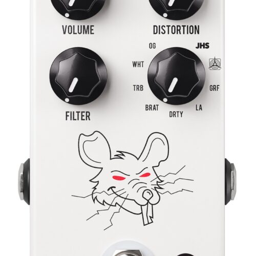 JHS Pedals Packrat 9 in 1 Rat Distortion Pedal in White