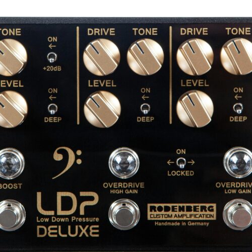 Rodenberg LDP Deluxe Double Overdrive Clean Boost Bass Pedal