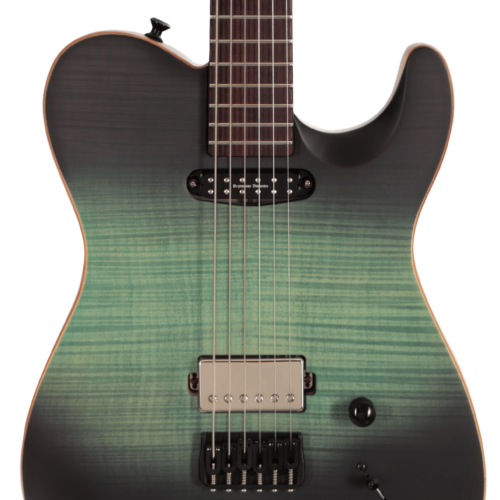 Chapman Law Maker Legacy Baritone Electric Guitar in Ocean Moss Blue Rosewood Neck