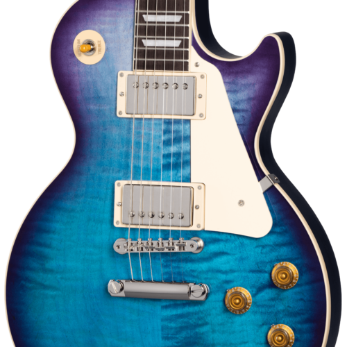 Gibson USA Les Paul Standard '50s Electric Guitar in Transparent Blueberry Burst